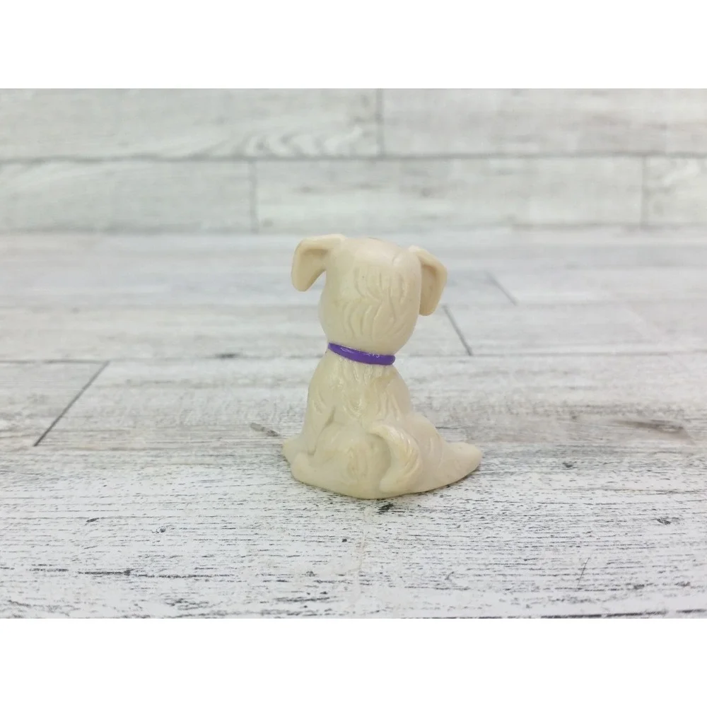 Vintage Littlest Pet Shop Splash Happy Puppies Kenner 1993 White Dog Figure